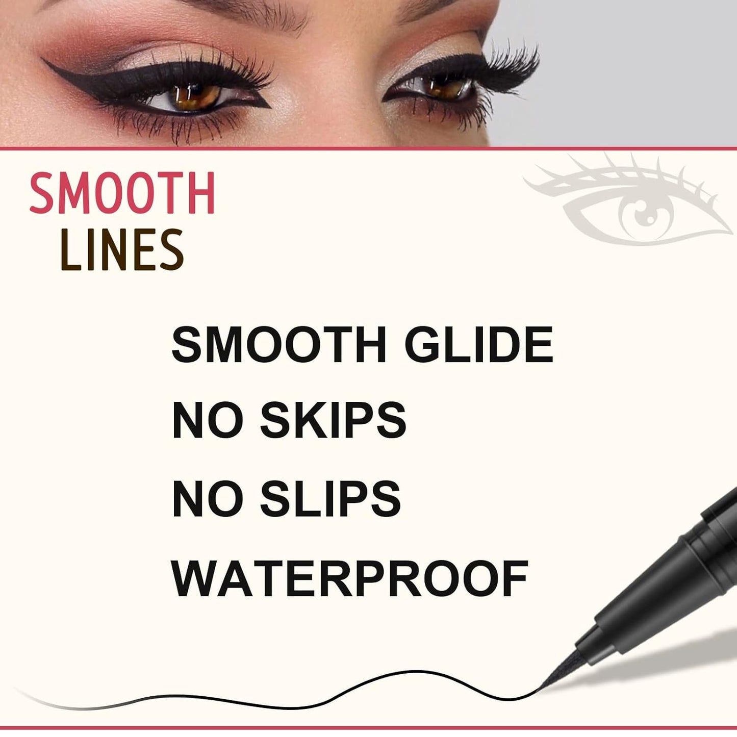 Eyebrow Pencil Makeup Kit, with Waterproof 2-IN-1 Microblading Eyebrow Pen, Eyebrow Pomade, Eyeliner and Dual-ended Eyebrow Brush, Brow Pencil Kit for Natural Eyebrows - Dark Coffee