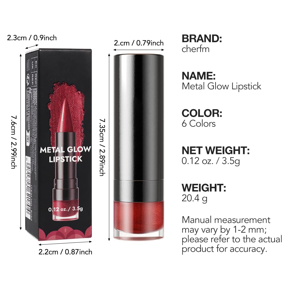 BINGBRUSH Glitter Eyeshadow Stick & Eyeliner Pencil, 4-in-1 Metallic Shimmer Cream Eyeshadow, Long-Lasting Waterproof Eye Brightener, Highly Pigmented Eye Makeup(#05-Ruby Glitz)