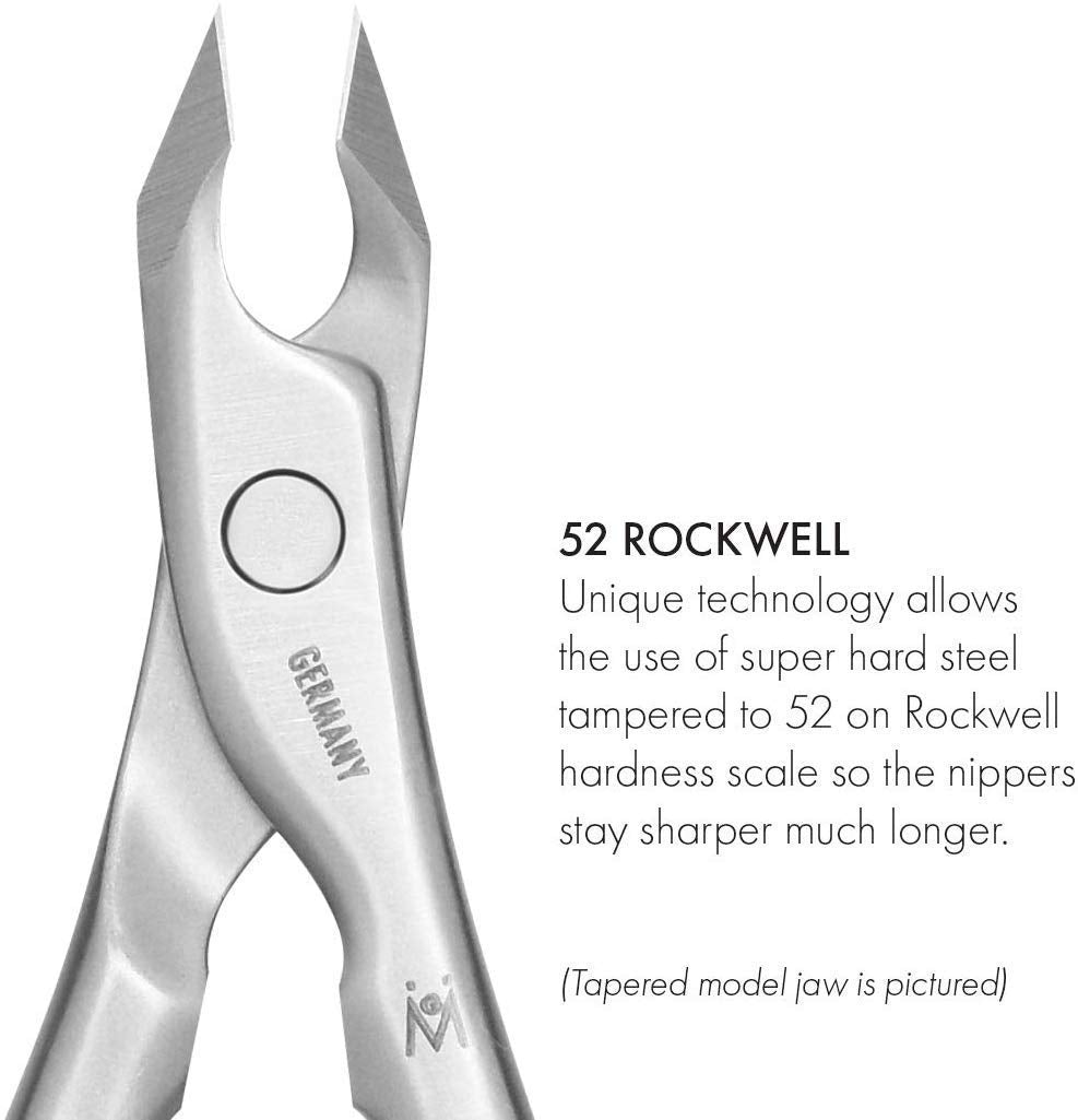 GERMANIKURE 8pc Manicure Set in Leather Case - FINOX Stainless steel tools handmade in Solingen Germany – Professional Nail and Cuticle Care