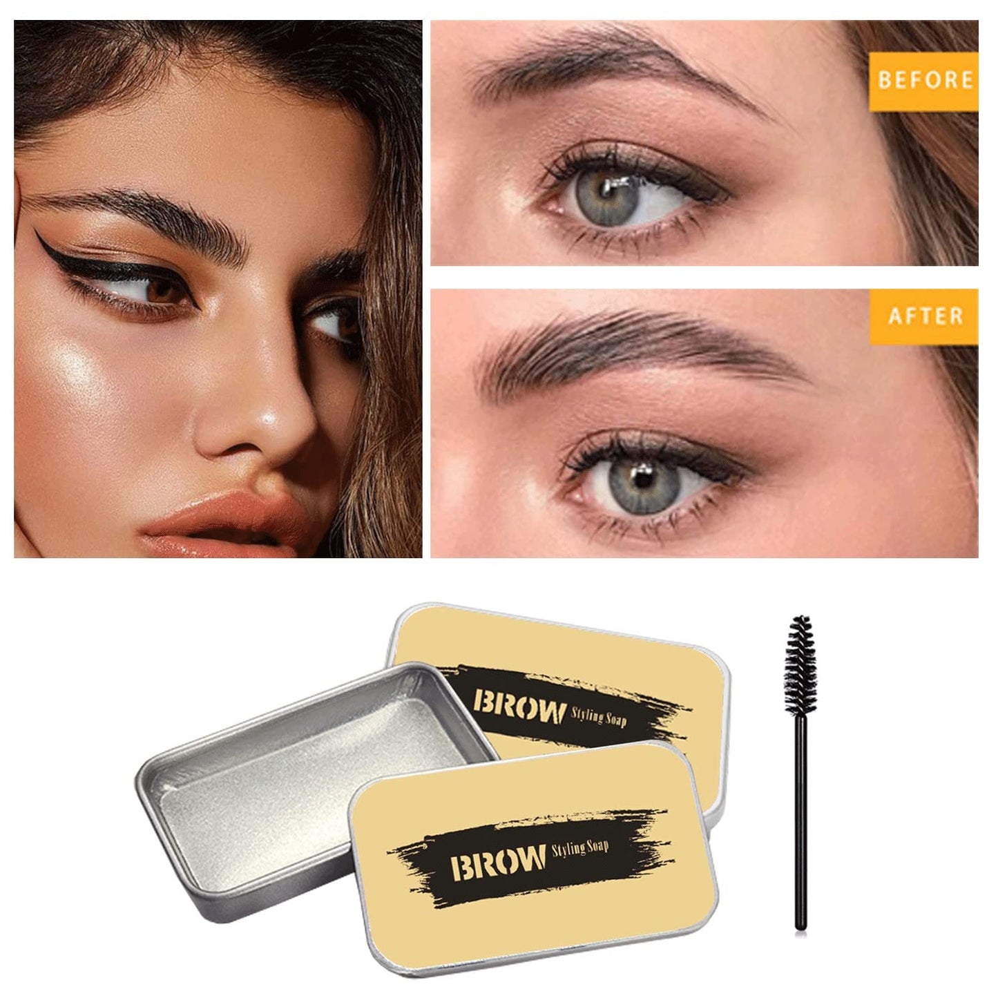 All In One Makeup Kit Full Kit,12 Colors Eyeshadow Palette,6 Colors Lipstick Set,2Full Coverage Foundation,Primer, Eyebrow Soap,Waterproof Eyeliner and Mascara(102 Nude +103 Warm peach+Shimmer Shadow)