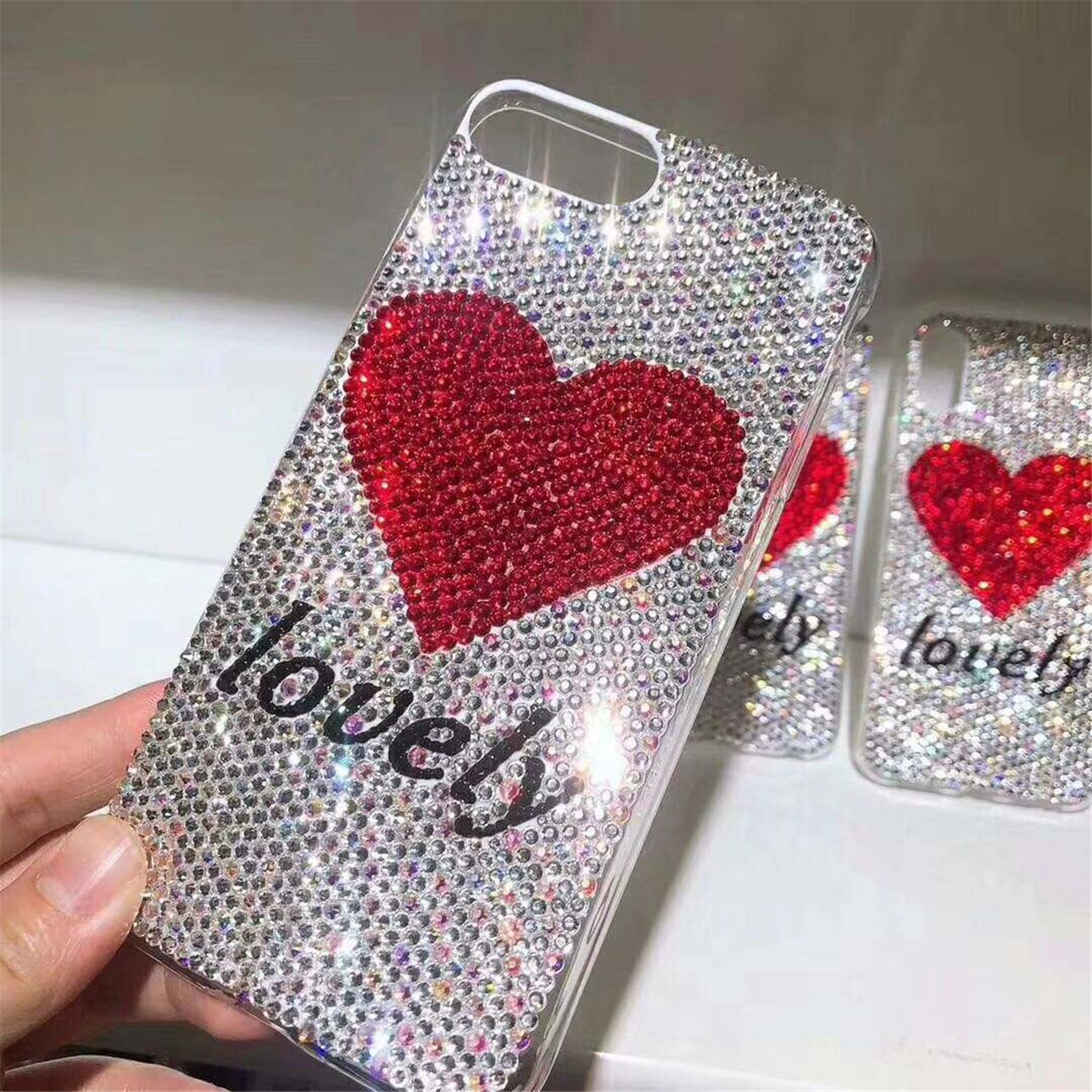 2250 Pcs SS16 4mm AB Flatback Rhinestones for Nails Art Crafts Glitter Round Shine Gems Crystals DIY Clothes Shoes (Dark RoseRed AB)