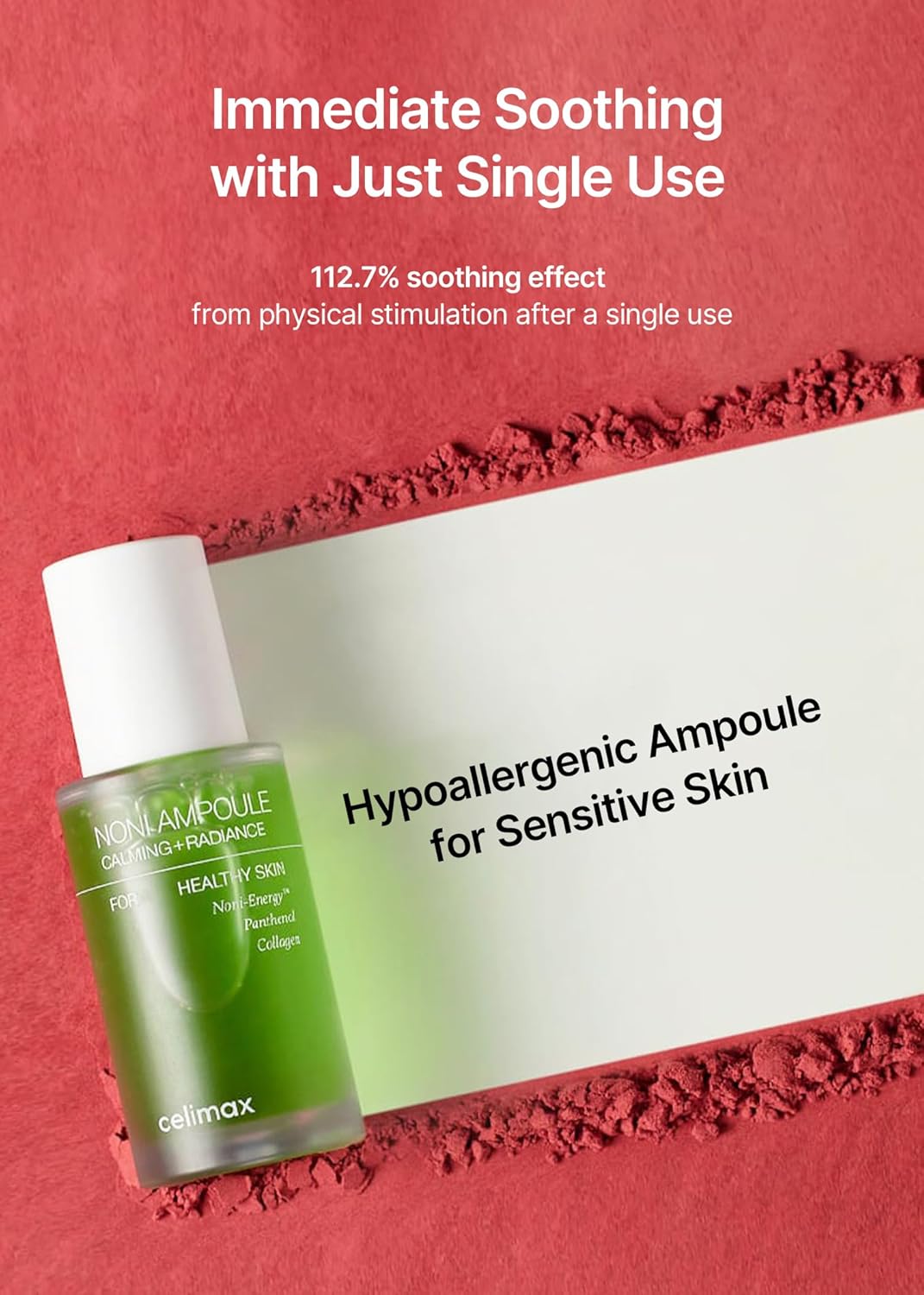 celimax Noni Energy Ampoule 10ml, Travel Size | with Noni Extract, Hydrating, Moisturizing & Soothing Serum for Wrinkles & Fine Lines, Mild Ampoule For Face