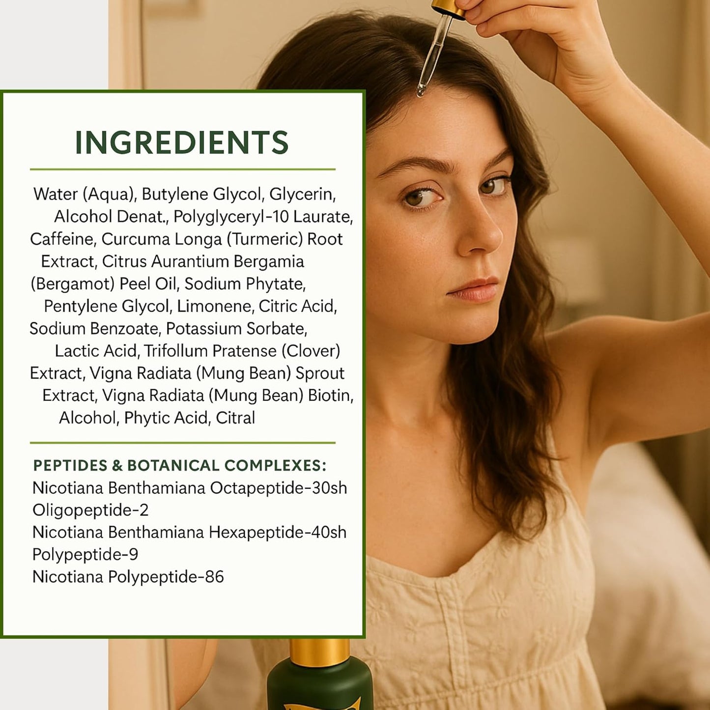 Hair Growth Serum β Biotin-Infused Formula for Thicker, Fuller Hair β Stimulates Follicles, Reduces Hair Loss β Natural Treatment for Men & Women β 30ml