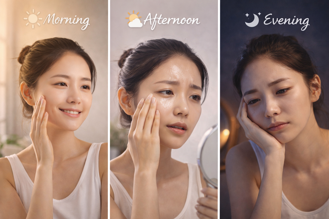 Why skin feels different in the morning, afternoon, and evening