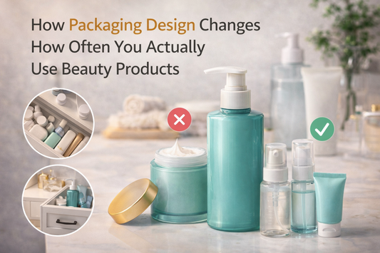 Why Packaging Design Changes How Often You Actually Use Beauty Products