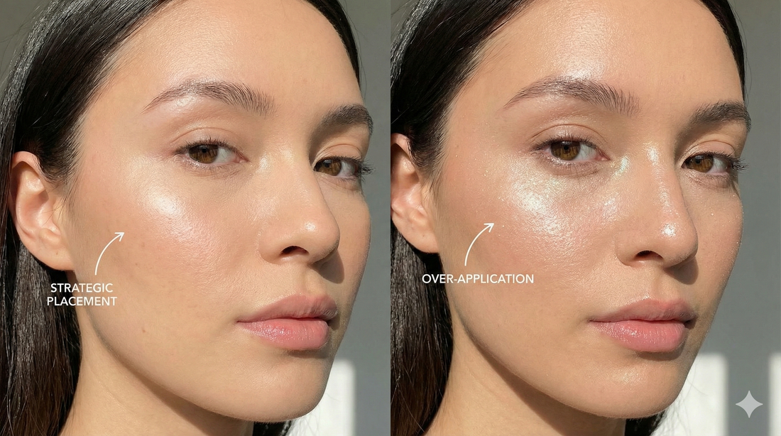 How Highlighter Placement Changes the Way Light Hits Your Face