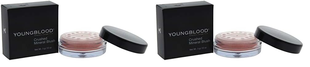 Youngblood Natural Loose Mineral Blush - Sherbet - 3 g / 0.10 oz (Pack of 2)