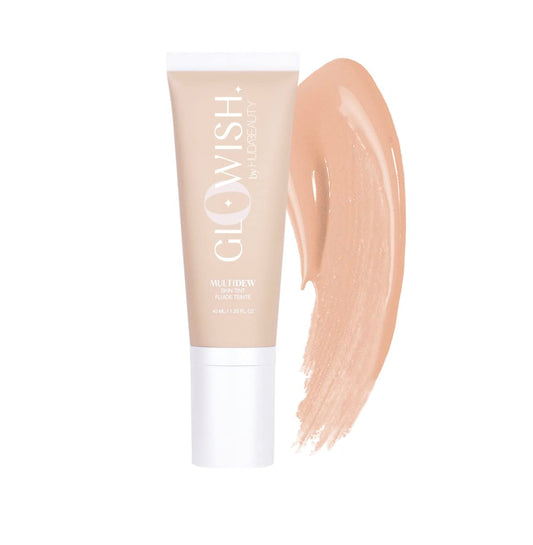 HUDA BEAUTY GloWish Multidew Vegan Skin Tint Foundation 01 Fair