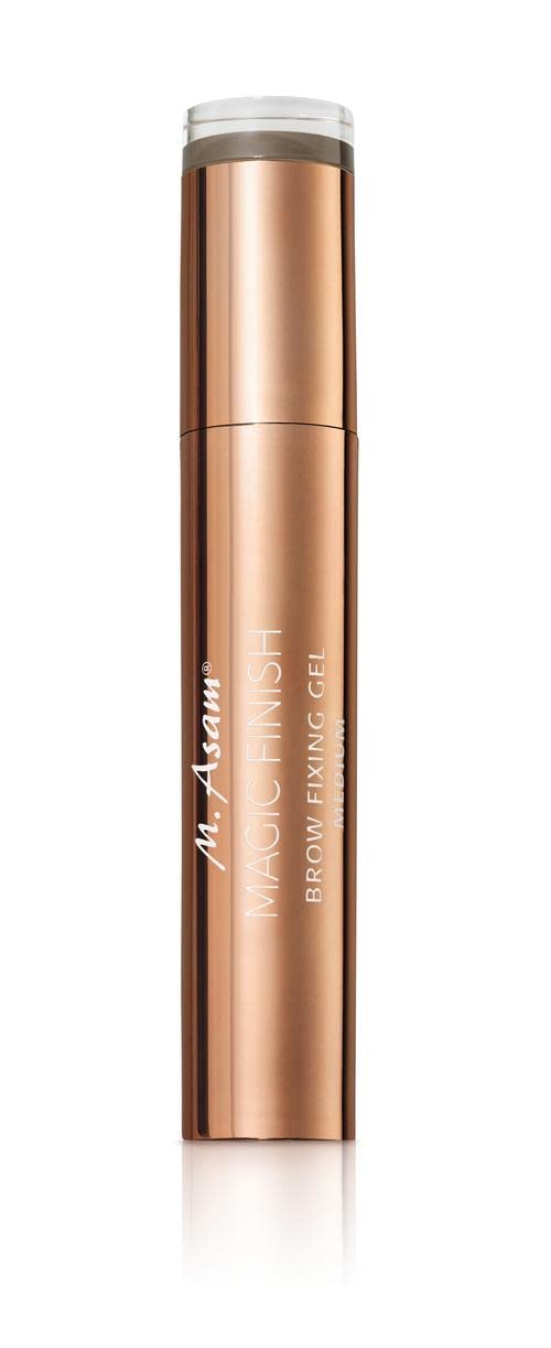 M. Asam MAGIC FINISH BROW FIXING GEL Medium - long-lasting, fixing eyebrow gel with special fibers & nourishing vitamin E, for optimal hold & perfect shape, eye makeup, 0.13 Fl Oz