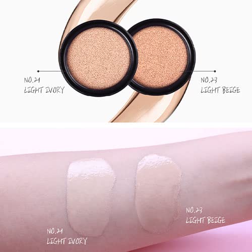 K beauty Makeup Air BB Cushion SPF50+ PA+++ Moisture Cherry Blossom Water Cushion #21 + Refill 0.5floz