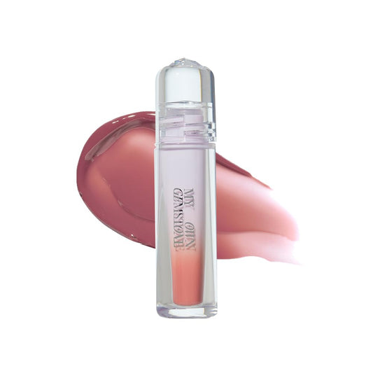 ETUDE Over Glowy Lip Stain Tint #17 Diamond Forever | Non-Sticky Vegan Lip Tint | Moisturized & Long-lasting Lip Gloss | Daily Tint for Dry Lips, Korean Makeup, K-beauty, Perfect for Gift