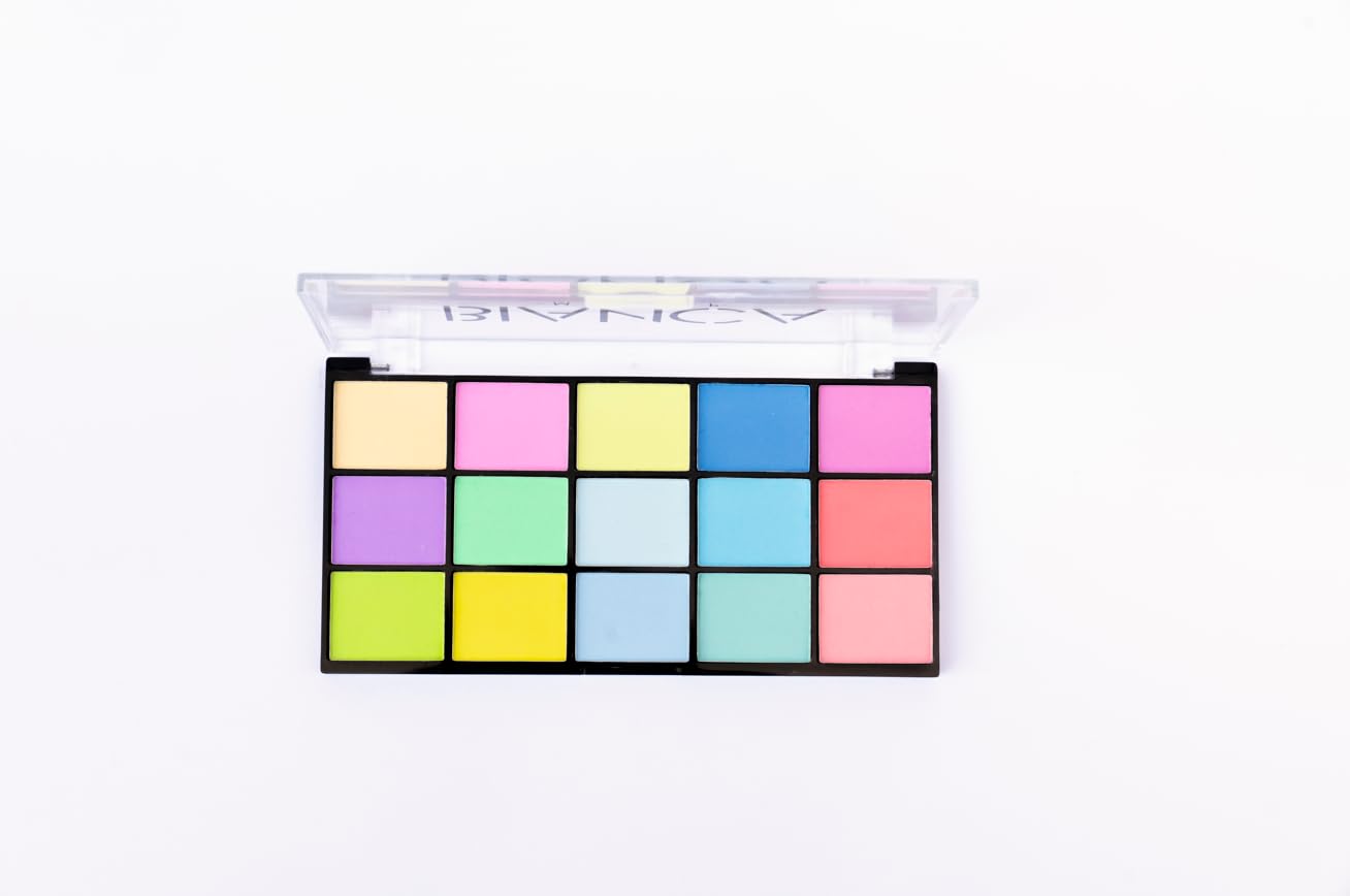 15 Colors Eyeshadow Palette | Versatile Range for Unlimited Eye Looks. (Pastel)