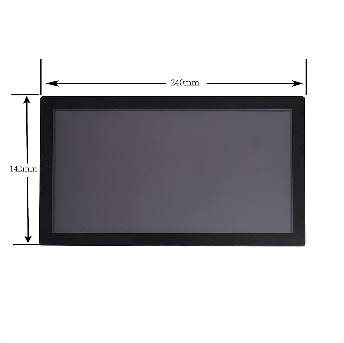 Acrylic magnetic Makeup Palette Empty Eyeshadow Palette with Magnet Clear Window