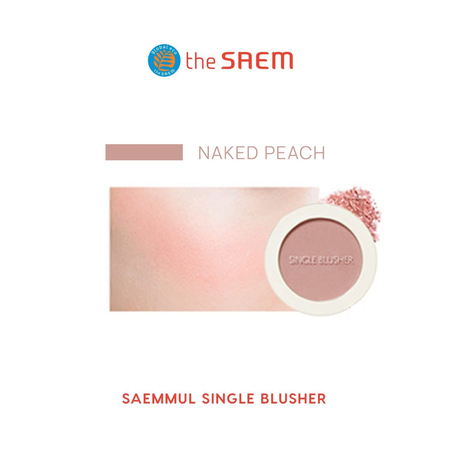 [The SAEM] Saemmul Single Blusher 5g (Naked Peach)