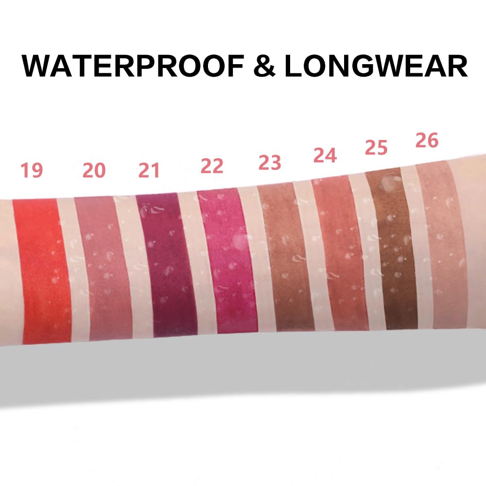BINGBRUSH Lip Crayons Matte Longwear Lipstick Pack Set,Moisture Smooth Lipliner With Built-in Sharpener Ultimate Lip Crayon for Makeup- Waterproof Velvet Lipgloss Lip Stain(20#light coral)