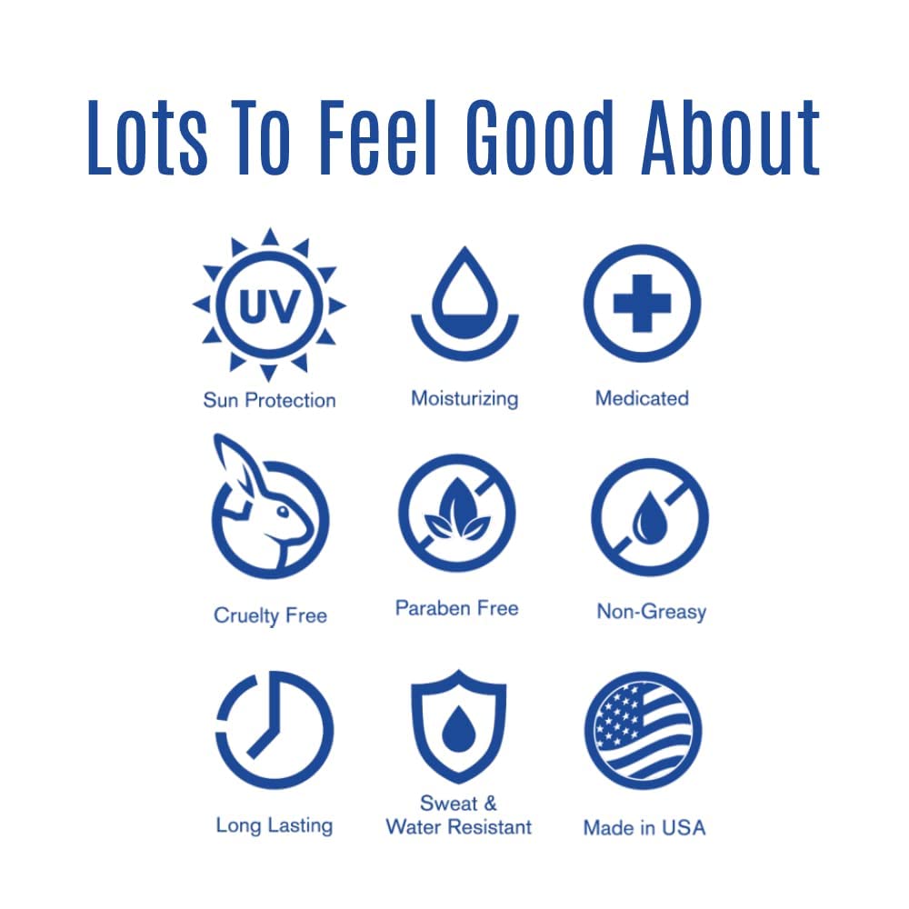 Dermatone Coconut Lip Balm | Moisturizing & Medicated, Aloe & Vitamin E | Chapped and Cracked Lips | SPF 30 | Coconut, 3-Pack 0.15oz sticks