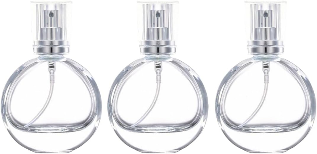 3 Pcs Perfume Bottle Atomizers,1 oz Refillable Fine Mist Sprayer Empty Fragrance Bottles Portable Travel Perfume Dispenser Containers for Essential Oil perfumery(30ml)