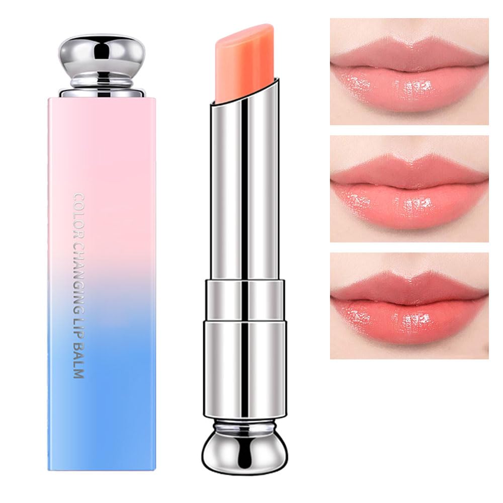 BINGBRUSH Korean Magic Lipstick Color Change Changing Lip Tint Tinted Stain Gloss Balm Long Lasting Waterproof Moisturizer (212#)