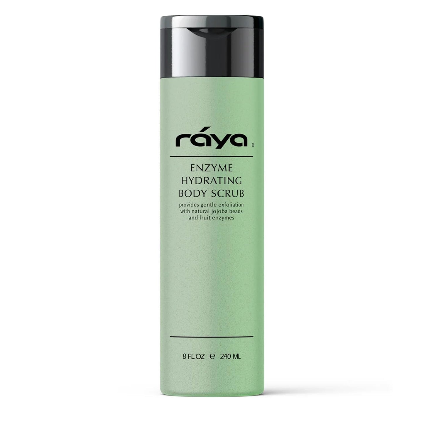 RAYA Enzyme Hydrating Body Scrub 8 oz Cucumber Scent (S-104) | Gentle and Exfoliating Body Scrub | Made with Seaweed, Jojoba Beads, and Fruit Enzymes