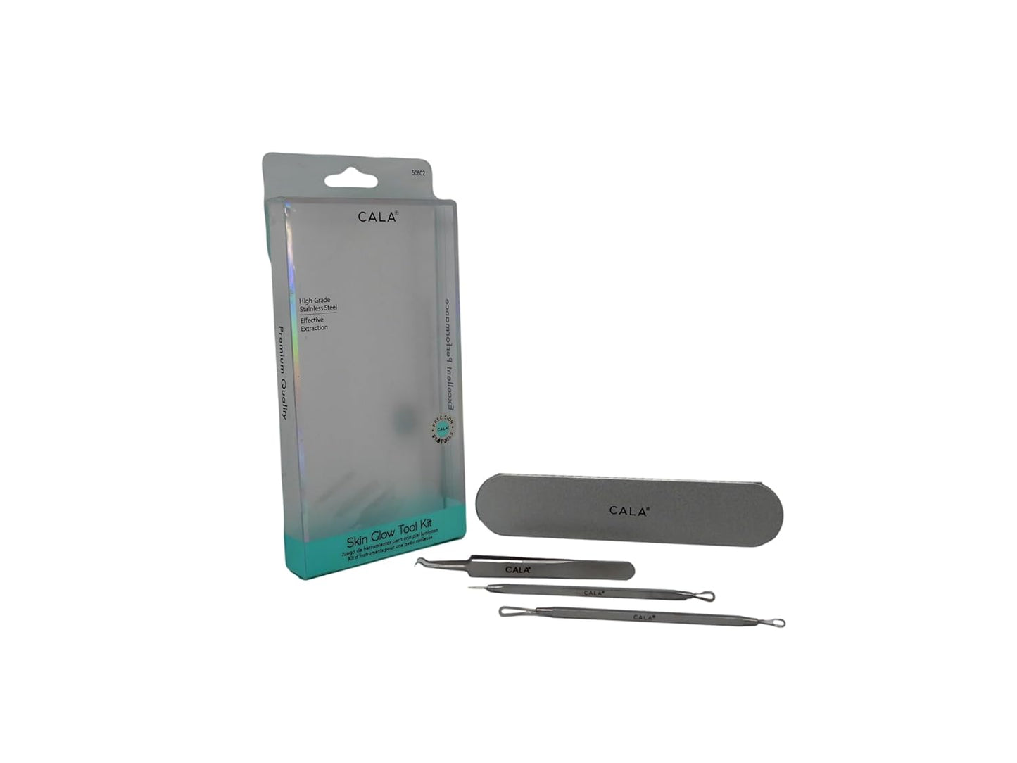 Cala Skin glow tool kit with metal case 3 count, 3 Count