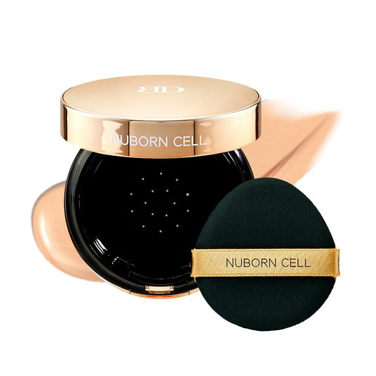 Nuborn Cell Radiant Ampoule Cushion Foundation - 21 Rosy Ivory (Vanilla Beige (23))