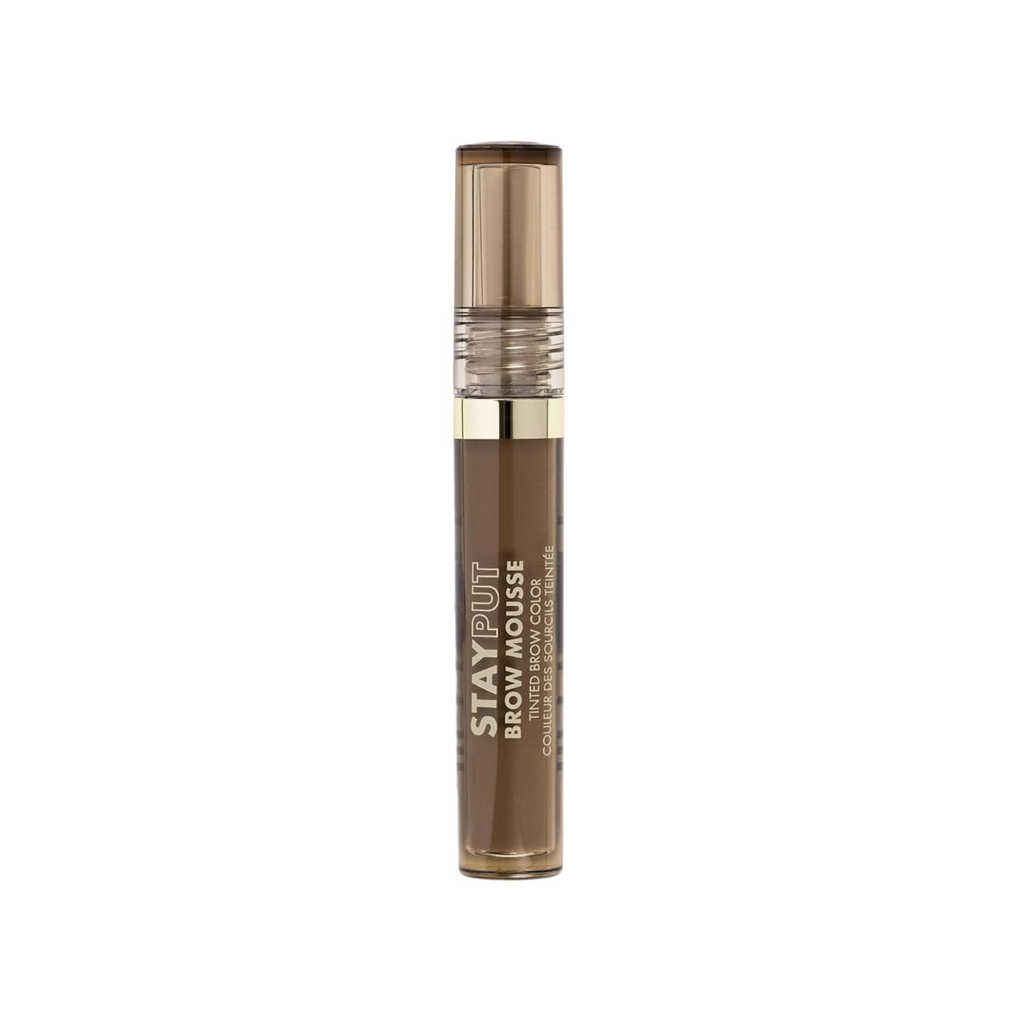 Milani Brow Tint- Stay Put Tinted Brow Mousse, Nourishing, High-Pigment infused with Shea Butter, Jojoba Seed Oil & Panthenol Vitamin B5 - Medium Brown