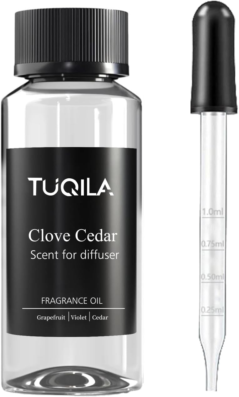 Hotel Waterless Diffuser Oil Clove Cedar, Essential Scent Oil Usage Cold Air Waterless Diffuser, Luxury Scents Oils Fragrance Bottle120 ML Home Natural Flavour