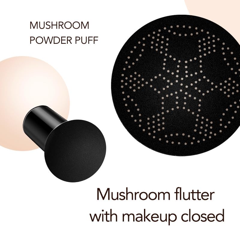 Mushroom Head Air Cushion BB Cream Foundation Cream for Face Makeup Concealer Cushion for Face Comestics Make Up Cushion Compact Ivory