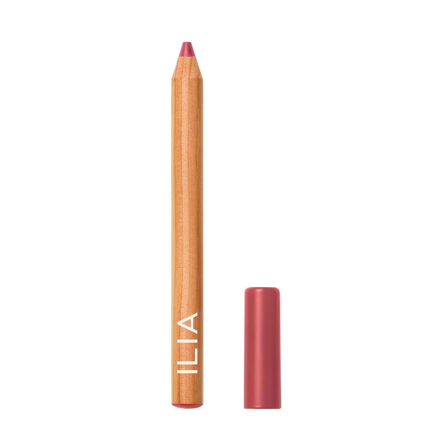 ILIA - Lip Sketch Hydrating Crayon | Hydrate, Plump, Smooth, Strengthen | Long Lasting up to 12-Hours, Bleed-Resistant, Soft-Matte | Barrier-Building, Non-Toxic, Cruelty-Free (Pink Door)