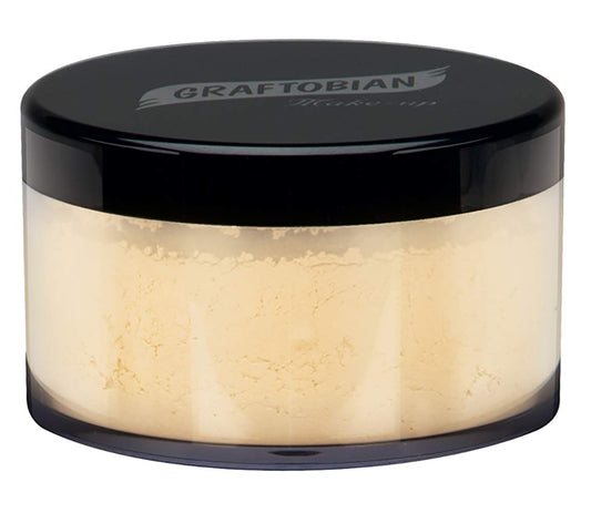 Graftobian HD LuxeCashmere Setting Powder - Banana Creme Pie (0.7 oz) - No Flashback, Matte, Silky Smooth Finish