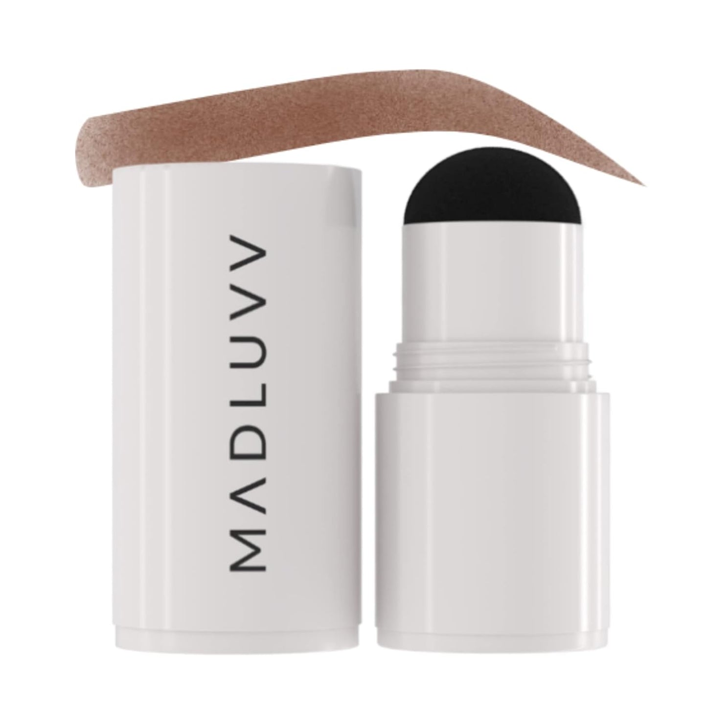 MADLUVV Brow Stamp Refill* - Color Stamp for Brows & Root Touch Up for Women & Men, Instantly Conceal Hair Loss, Grey Hair, Thinning Hair with Stain-Proof/Smudge-Proof Powder Formula (Auburn)
