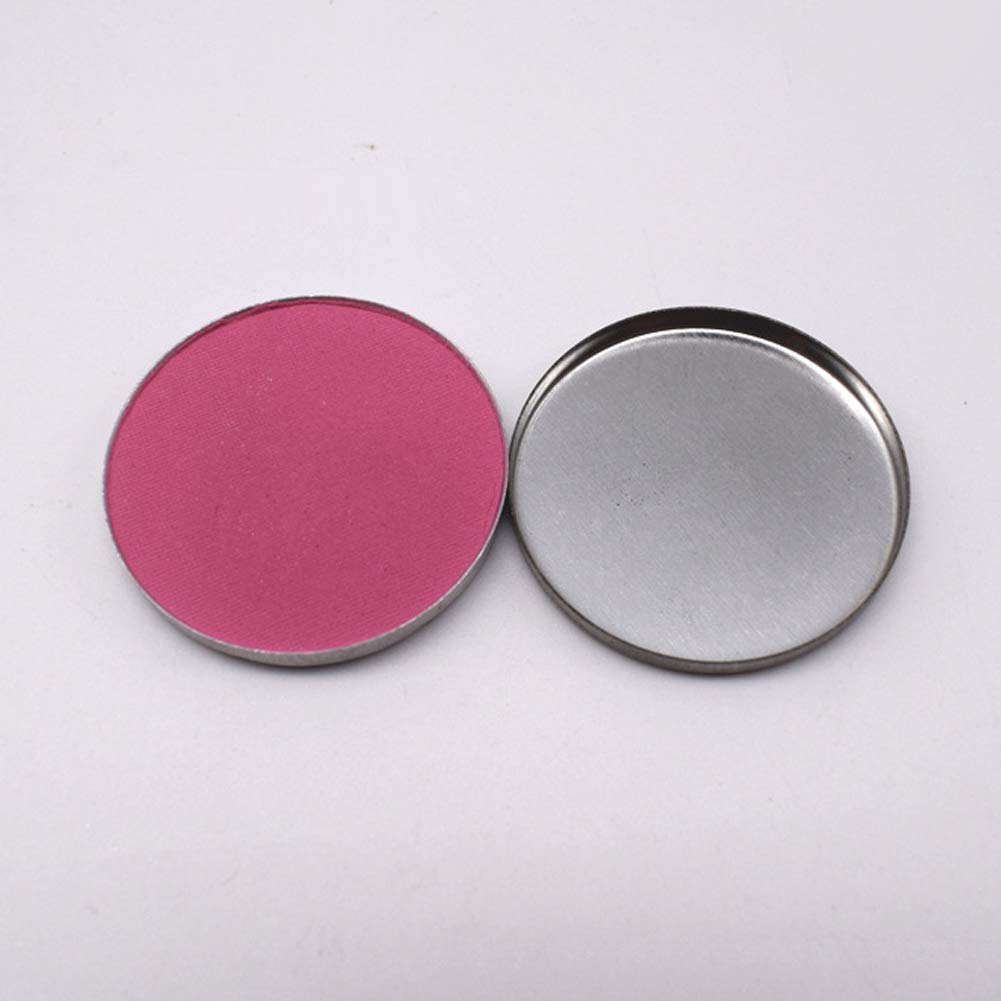20 Pieces Empty Round Metal Tin Palette Pans Round Metal Pans Cosmetic Eyeshadow Pans for Eyeshadow Palette Magnetic Makeup Palette, 36mm Diameter 3.5mm Height