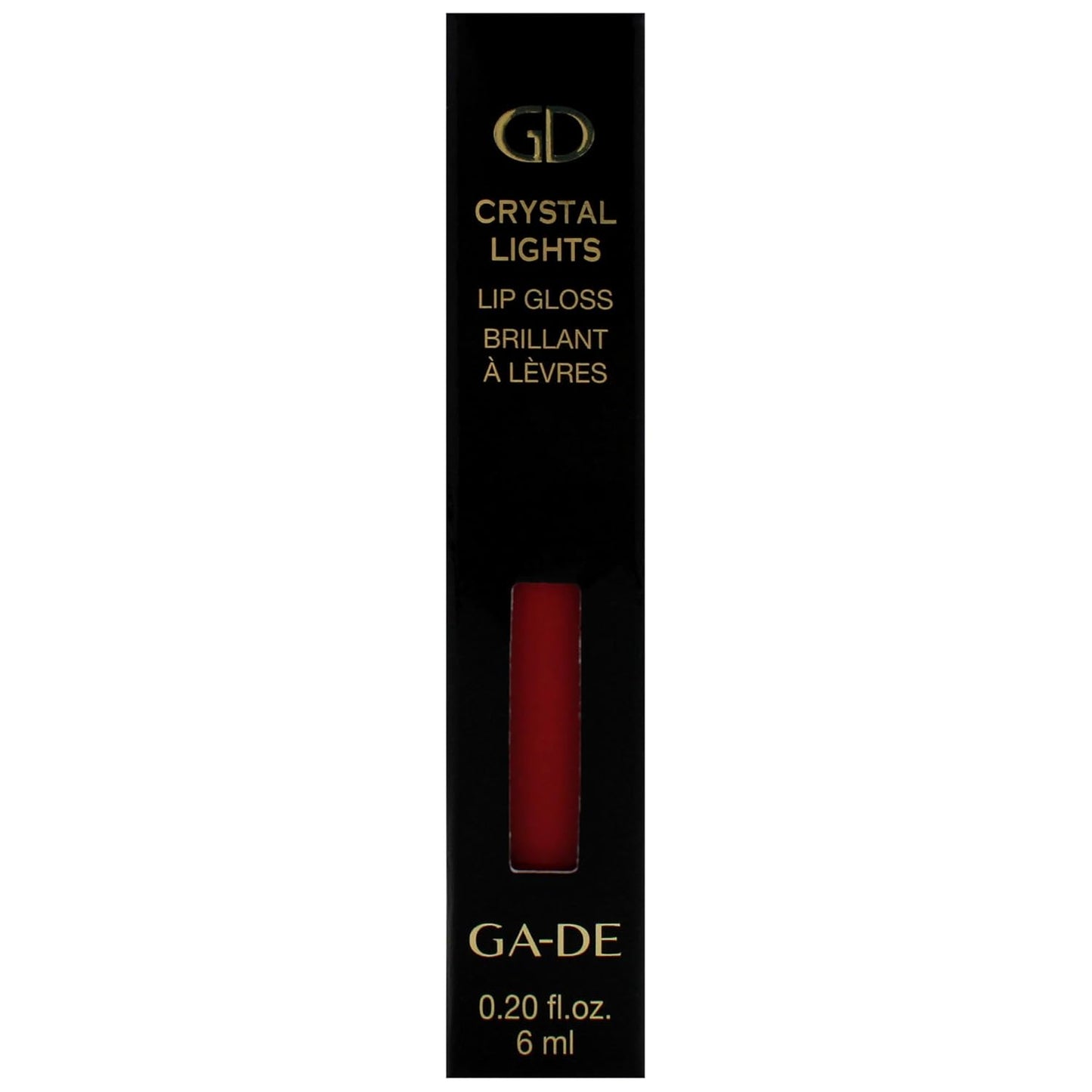 GA-DE Crystal Lights Lip Gloss, 821 - Enriched with Light-Reflecting Crystal Pearls - Smooth Silky, Rich Color - Moisturizes and Adds Shine - 0.2 oz