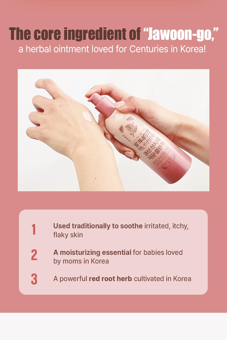 CENTURY RECIPES Kyungsung Jawoon Facial Cleanser 120 ml / 4.06 fl oz – Mud-to-Foam Facial Cleanser with Natural Clay for Sensitive Skin