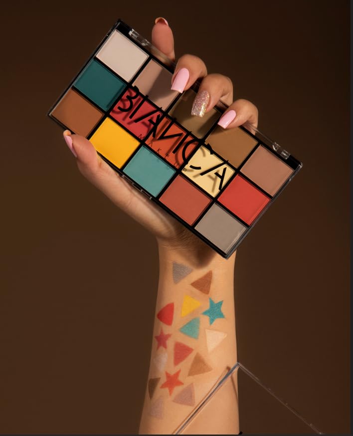 15 Colors Eyeshadow Palette | Versatile Range for Unlimited Eye Looks. (Vintage)