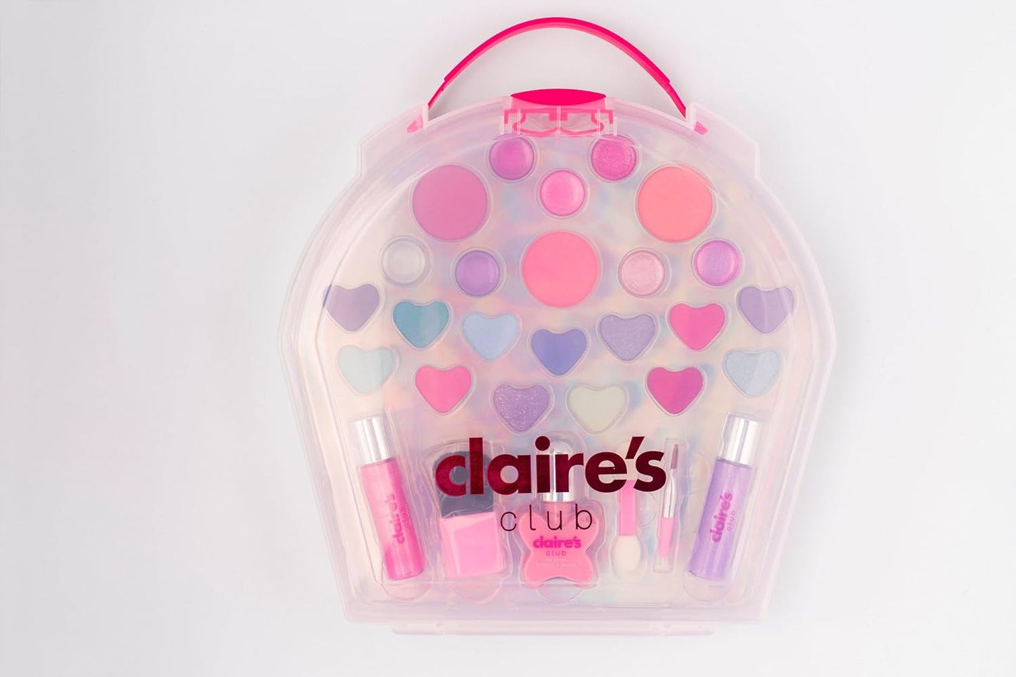 Claire's Club Pink Cupcake Makeup Case- Designed for Little Girls Ages 3 to 6