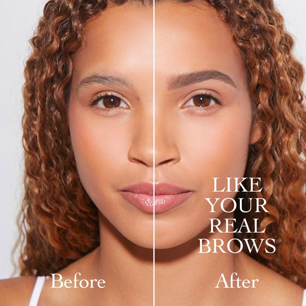 Eyebrow Ink Pencil by Brow Stylist -Micro 4 Point Brow Pen Lift & Snatch Eyebrow Pen Kits with 3 Eyebrow Stencil Long-Lasting Waterproof Natural Eyebrow Hair(1Pc 01# chestnut colour)