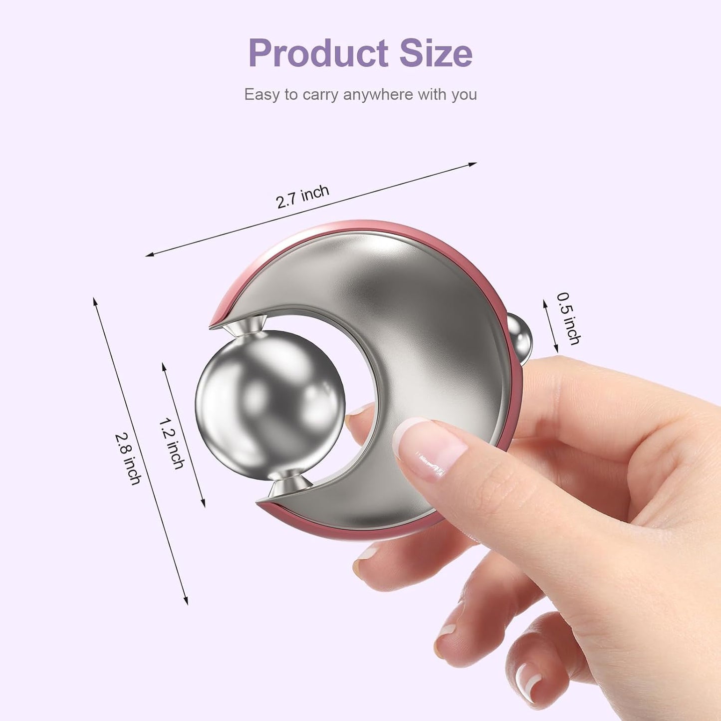 Facial Roller for Puffy Eyes, Ice Globes for Face 360° Rotating Eye Cream Applicator Tool Ice Roller for Face and Eyes