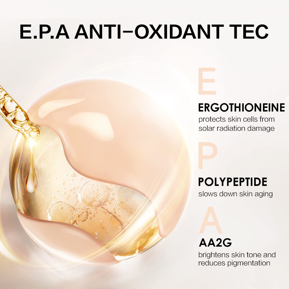 Sheer Liquid Foundation With Hydrating Serum, 24H Long-Lasting Moisturization, Medium Full Coverage, Anti-Aging, Build Dewy Health Skin, W01 Nude Beige, 1 FlOz