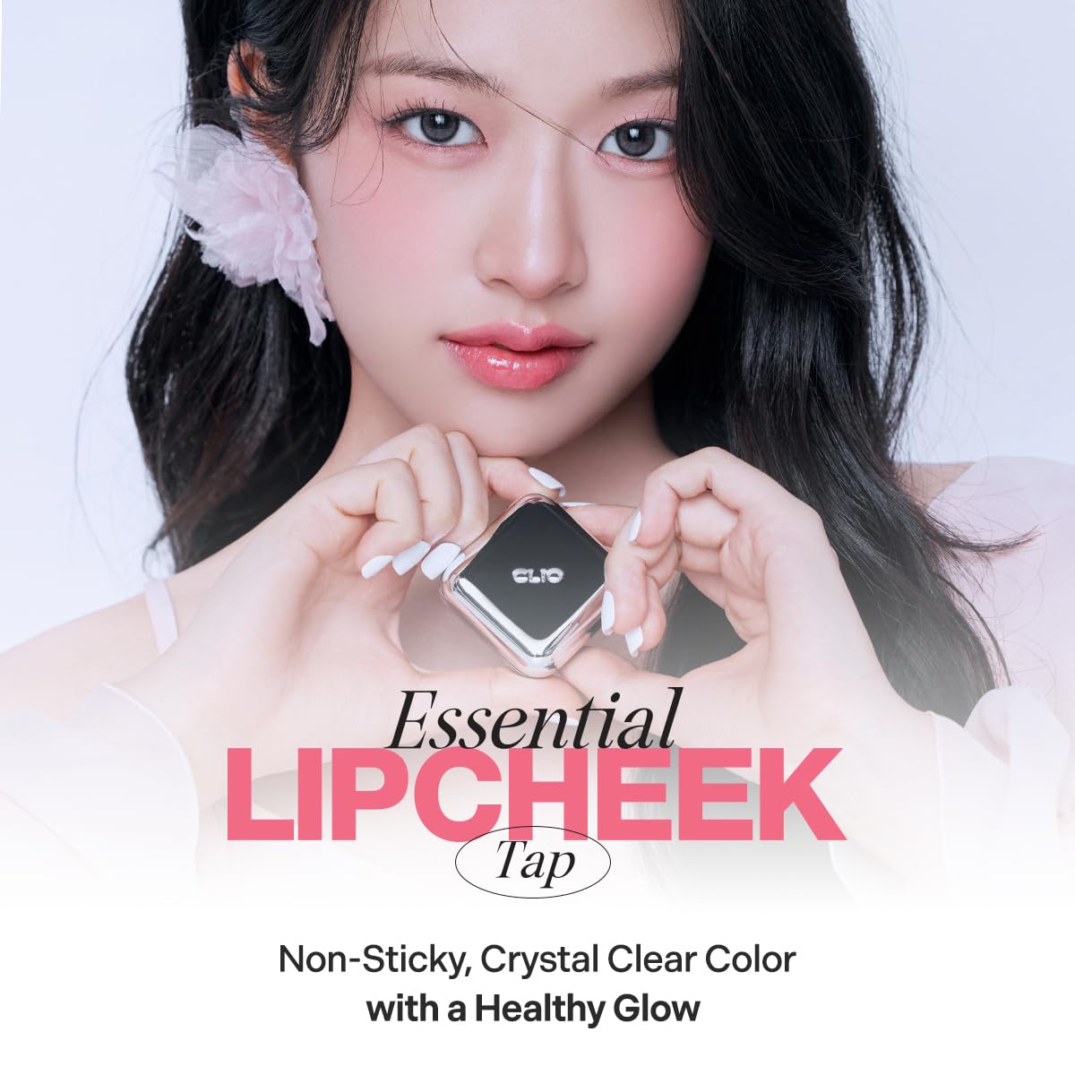 CLIO Essential Lip & Cheek Tap, Easy to Use, Glides on Effortlessly, Non-Greasy, Travel-Sized Creamy & Blendable Color For Lips & Cheeks (01 PEACH FLUSH, One Size)