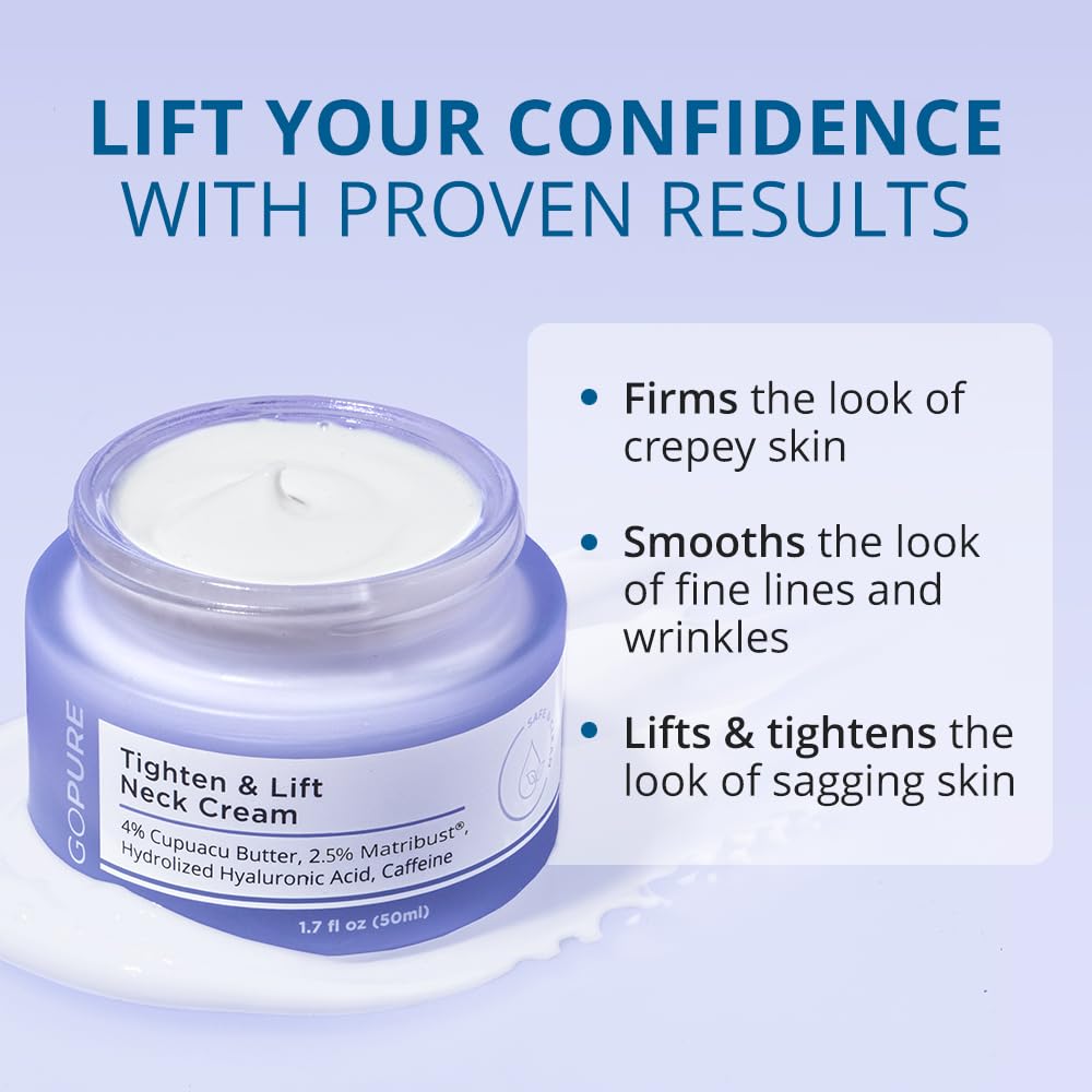 goPure Tighten and Lift Neck Cream- Clinically Tested