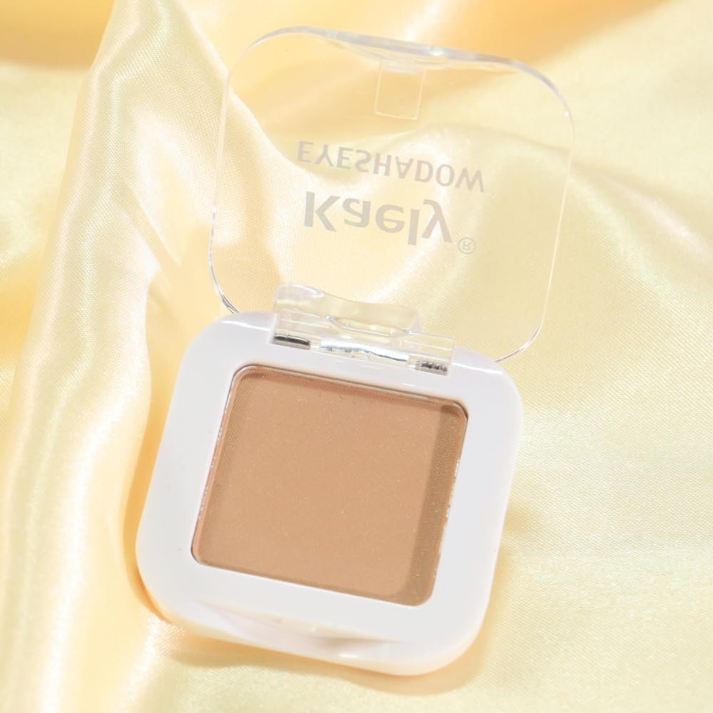 Matte Singe Eye Shadow Palette Makeup, Matte Burly Wood Monochrome Eyeshadow For Old Women, Mini Pressed Pigmented Waterproof Sombras Para Ojos, Vegan, Talc, Paraben & Cruelty Free, 13