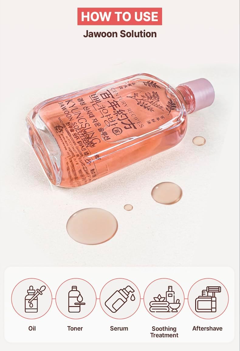 CENTURY RECIPES Kyungsung Jawoon Solution 110 ml / 3.71 fl oz – Hydrating Facial Essence & Toner-Serum Solution