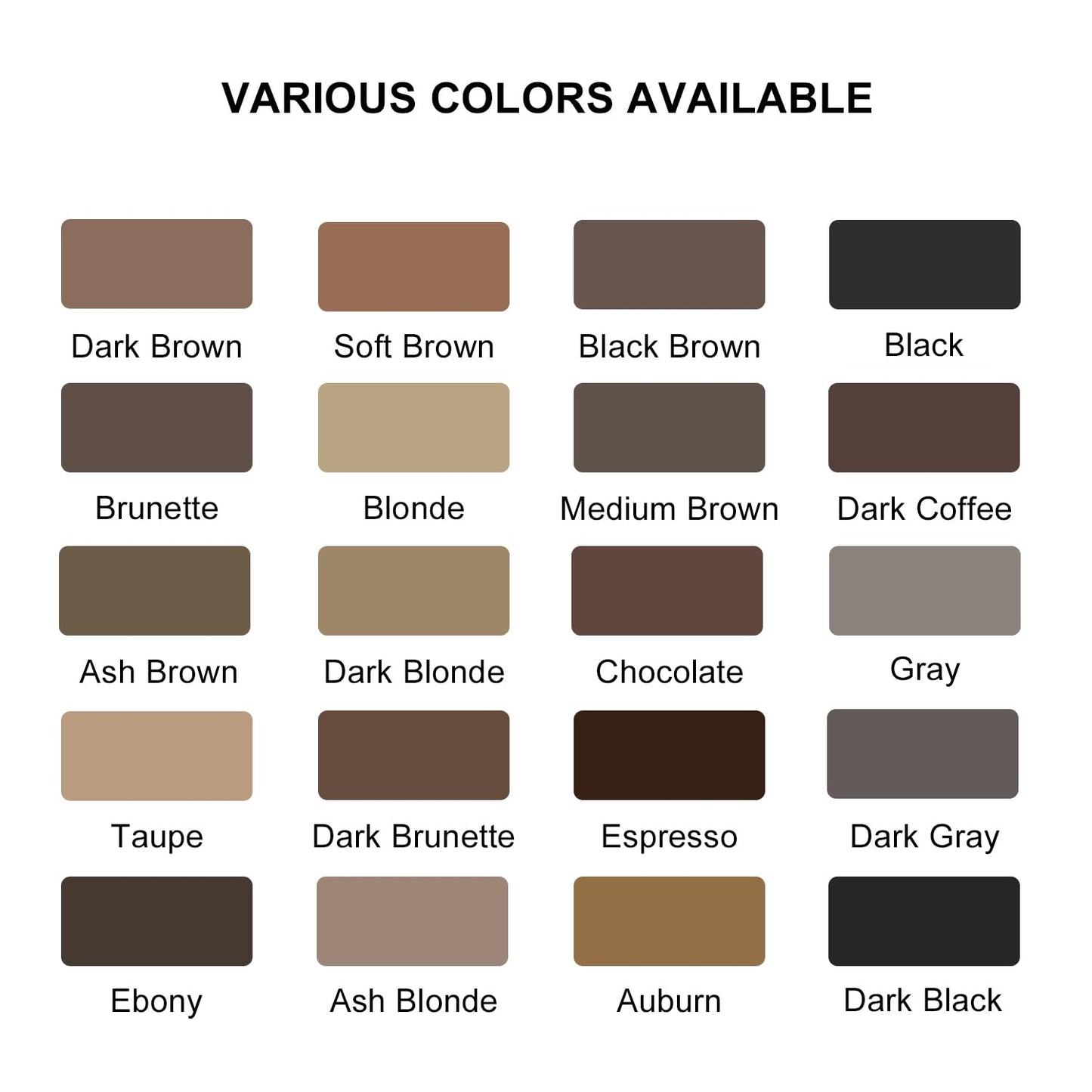 LAVONE Eyebrow Stamp Pencil Kit - Makeup Brow Stamp Trio with Waterproof Eyebrow Pencil, Eyeliner, Pomade, Dual-ended Brush - Brunette