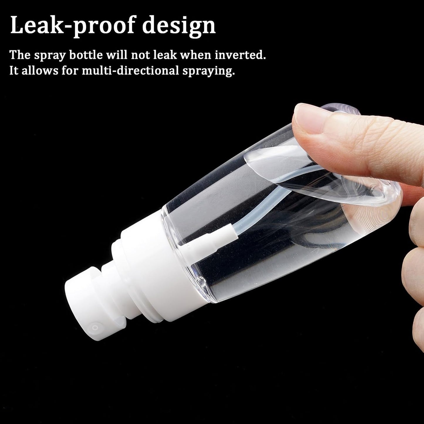 Cosywell Travel Spray Bottle TSA Approved 2oz 60ml 6 Pack Leak Proof Travel Spray Bottle Empty Small Spray Bottles for Perfume Essential Oils Toners Rose Water Cosmetics (6PCS-2PinkBlue2Clear)