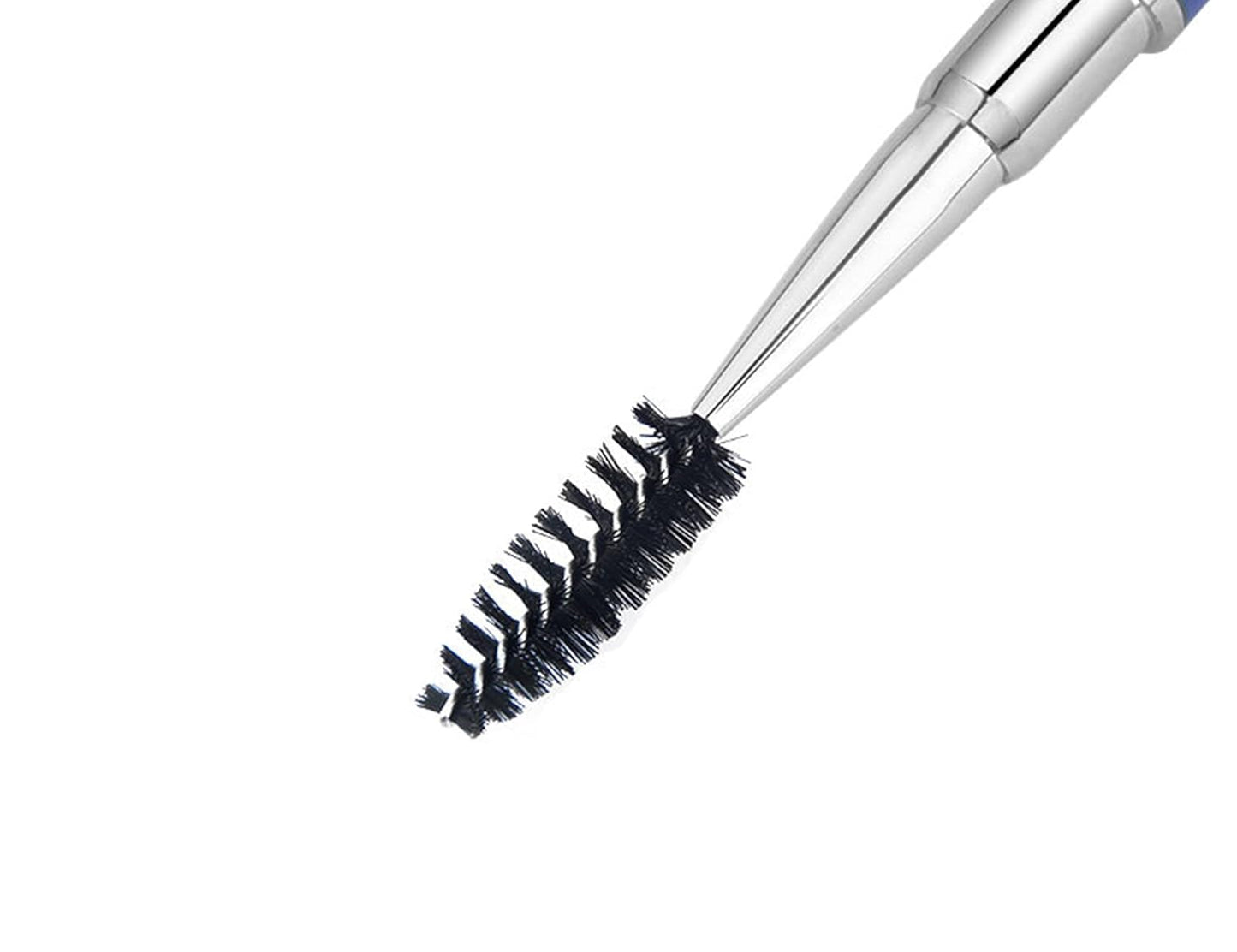 2PCS Mascara Brushes Eyebrow Eyelash Brushes Mascara Wands Spooly Applicators Eye Brushes Portable Cosmetic Brushes with Cap Spoolies Brushes for Eyelash Extensions and Eyebrows, White