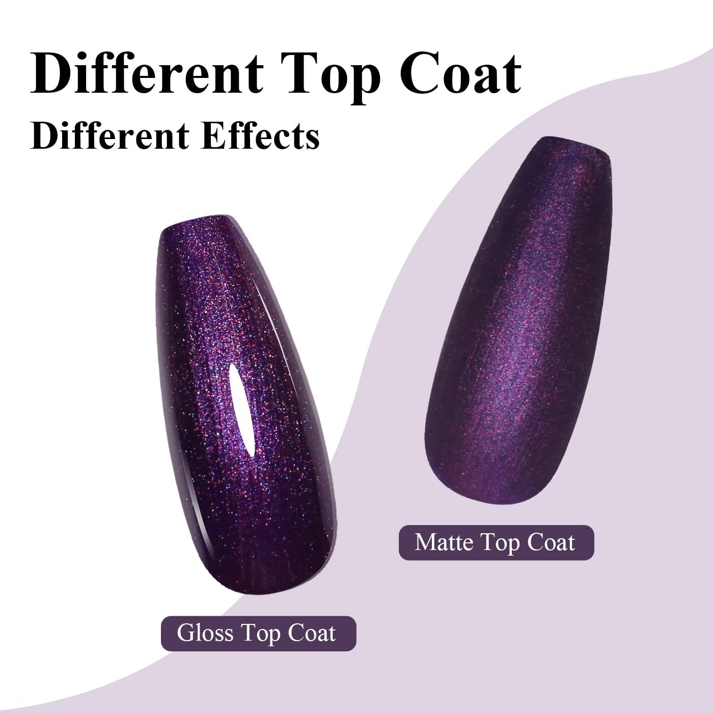 Imtiti Glitter Gel Polish,Light Purple Gel Nail Polish Nail Art Starter Manicure Salon DIY at Home(0.34 Fl Oz-1929)