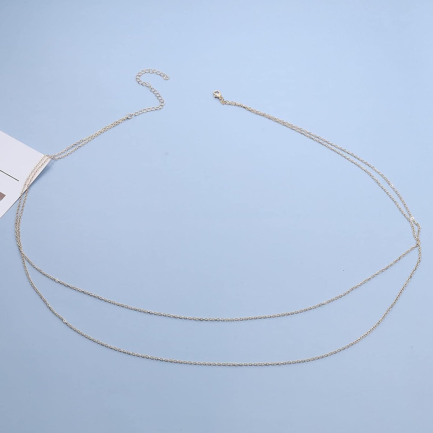 Boho Waist Chain Gold Belly Body Chain Summer Bikini Waist Chain Beach Body Jewelry for Women and Girls