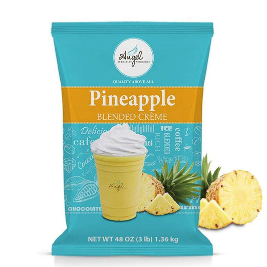 Angel Specialty Products, Blended Smoothie, Frappe Powder Mix, Pineapple [3 LB] [34 Servings]