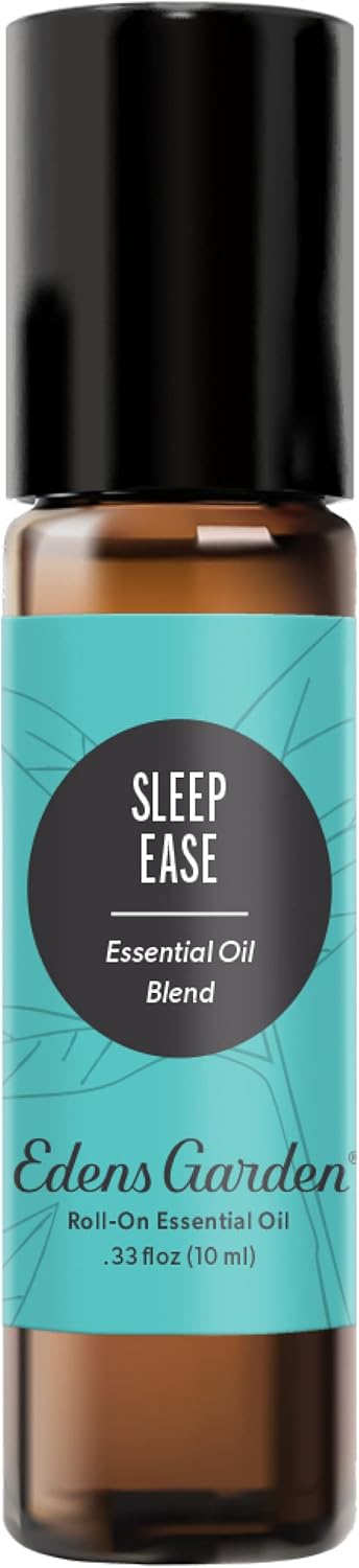 Edens Garden Sleep Ease Essential Oil Roll-On Blend- 100% Pure Premium Grade, Natural, Therapeutic, Aromatherapy, Kid & Skin Safe, The Best for Body, Travel, Relaxation Pre-Diluted 10 ml (.33 fl oz)
